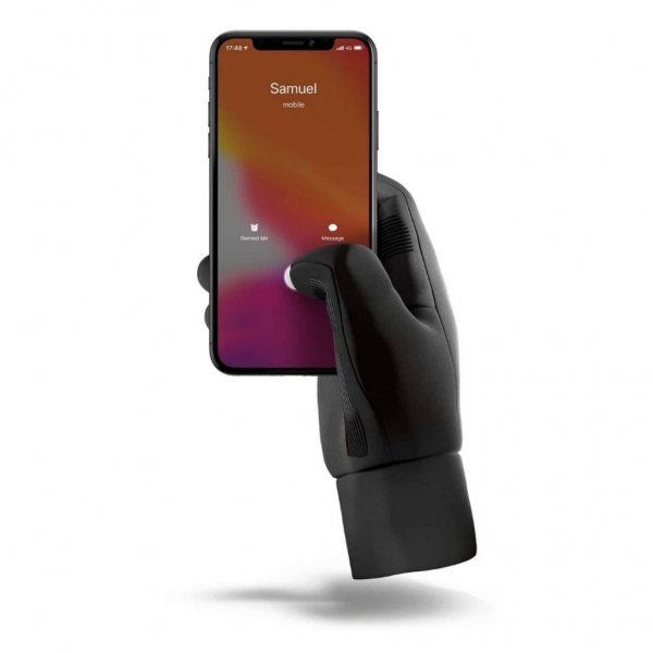Mujjo Käsineet Double-Insulated Touchscreen Gloves XL, musta
