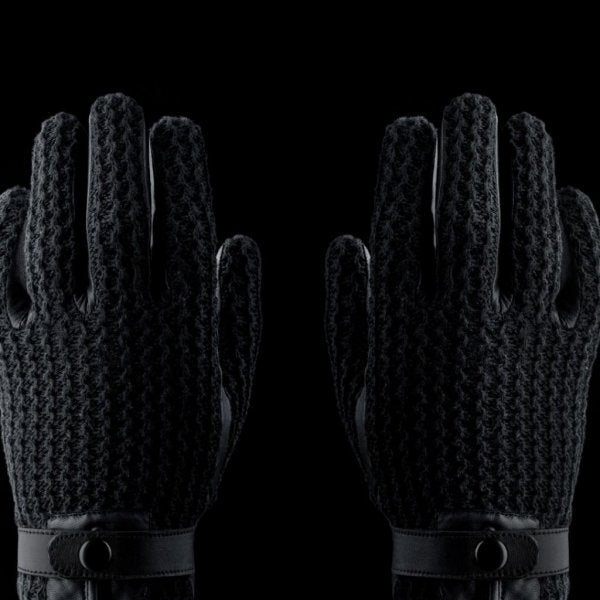 Mujjo Leather Crochet Touchscreen-käsineet, koko 9