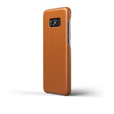 Mujjo Samsung Galaxy S8 Plus -kuori, täysnahkainen, Saddle Tan