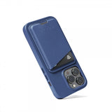 Mujjo Korttikotelo Full Leather Magnetic Wallet Monaco Blue