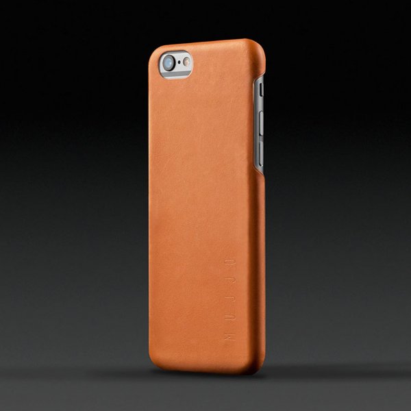 Mujjo iPhone 6/6S Nahkakotelo Tan