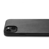 Mujjo iPhone 14 Plus -täysnahkakotelo MagSafe Monaco Blue