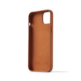 Mujjo iPhone 14 Plus Full Leather Wallet -suojakuori, Monaco Blue