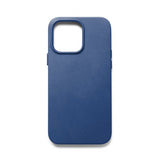 Mujjo iPhone 14 Pro Max -kuori, täysnahkainen, MagSafe, Monaco Blue