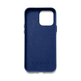 Mujjo iPhone 14 Pro Max -suojakuori, täysnahkainen lompakkokotelo, Monaco Blue