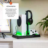 Kiinteä monitoiminen telakointiasema Xbox Series X/Series S musta