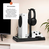 Kiinteä monitoiminen telakointiasema Xbox Series X/Series S musta