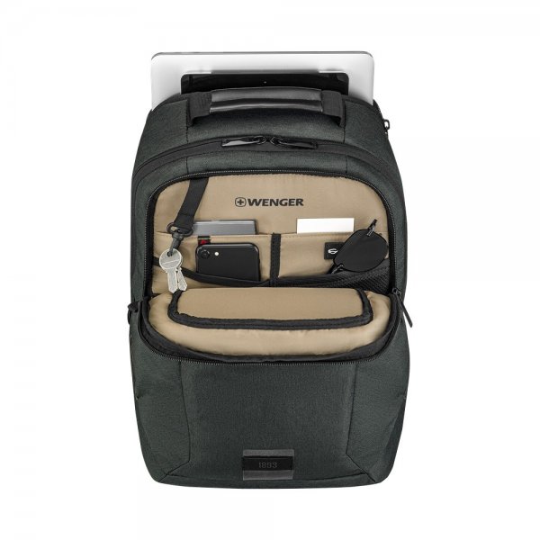 Wenger MX ECO Professional 16" kannettavan tietokoneen reppu, musta
