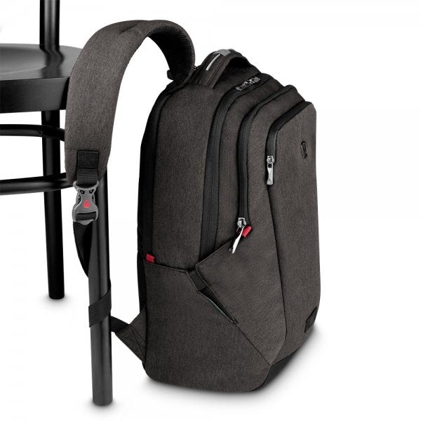 Wenger MX Professional 16" kannettavan tietokoneen reppu, harmaa