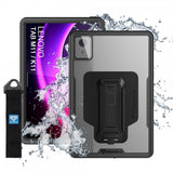 Armor-X Lenovo Tab M11 TB330 -suojakuori IP68-vedenpitävä iskun- ja pölynkestävä käsihihna jalusta X-Mount