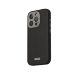 Moshi iPhone 15 Pro -suojakuori Napa MagSafe Midnight Black
