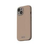 Moshi iPhone 15 -kuori Napa MagSafe Woodsmoke Brown