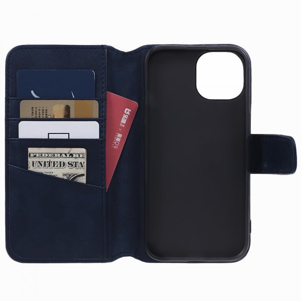 Nordic Covers iPhone 12/iPhone 12 Pro -kotelo Essential Leather Heron Blue