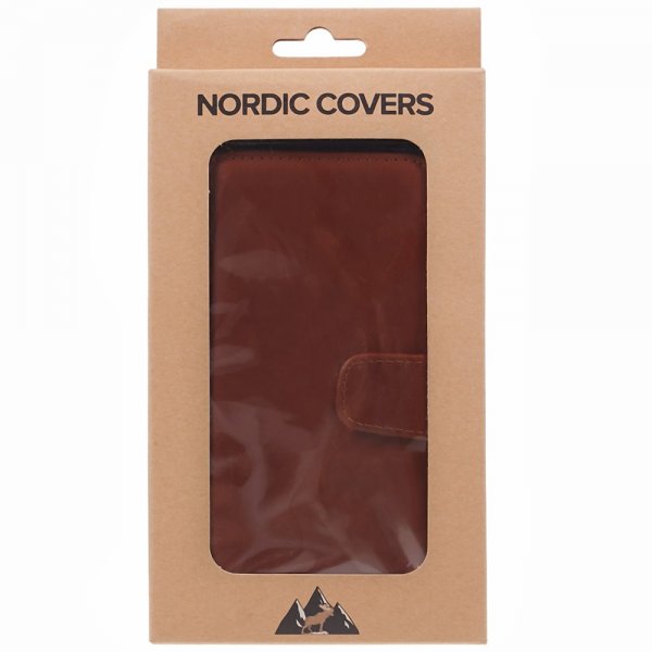 Nordic Covers iPhone 12/iPhone 12 Pro -kotelo Essential Leather Maple Brown