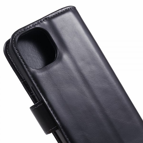 Nordic Covers iPhone 11 -kotelo Essential Leather Raven Black