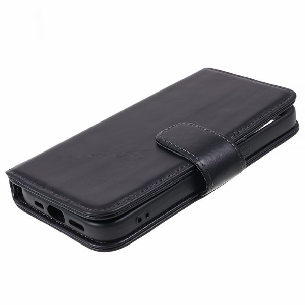 Nordic Covers iPhone 12/iPhone 12 Pro -kuori Essential Leather Raven Black