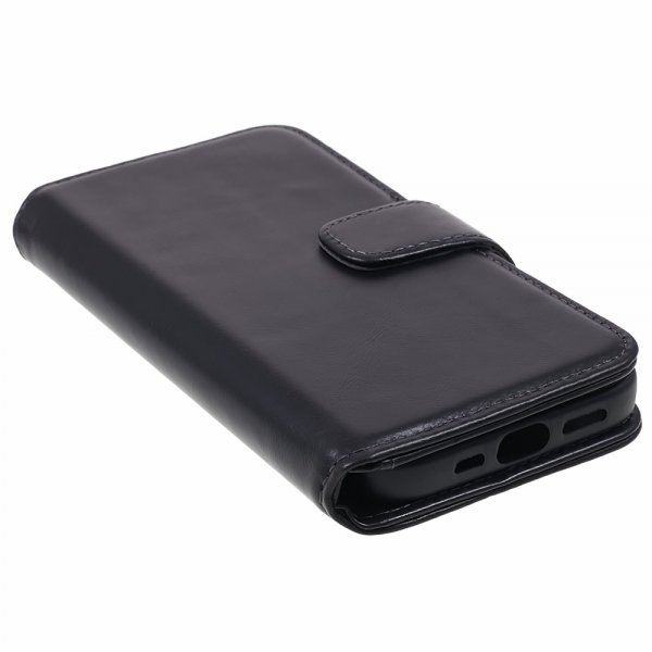 Nordic Covers iPhone 12 Mini Kotelo Essential Leather Raven Black