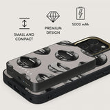 Burga Powerbank MagSafe 5000 mAh Next Mistake Metallinharmaa