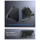 Spigen Nintendo Switch 2 -kuori Nano Pop Black Sesame