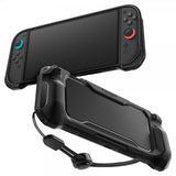 Spigen Nintendo Switch 2 -suojakuori Rugged Armor, mattamusta