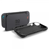 Spigen Nintendo Switch 2 -suojakuori Rugged Armor, mattamusta