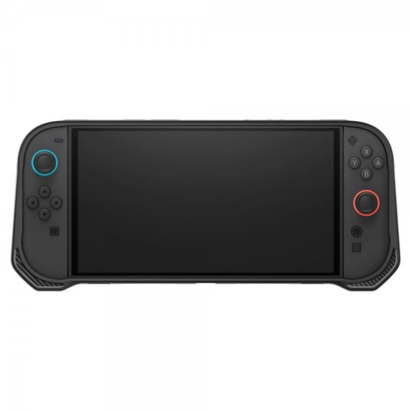 Spigen Nintendo Switch 2 -suojakuori Rugged Armor, mattamusta