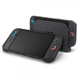 Spigen Nintendo Switch 2 -suojakuori Rugged Armor, mattamusta