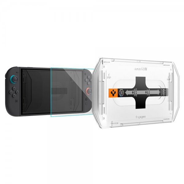 Spigen Nintendo Switch 2 -näytönsuoja GLAS.tR EZ Fit 2-pakkaus