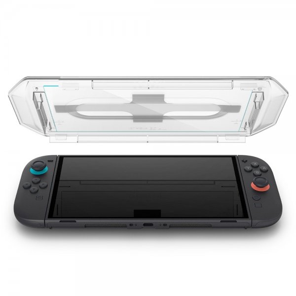 Spigen Nintendo Switch 2 -näytönsuoja GLAS.tR EZ Fit 2-pakkaus