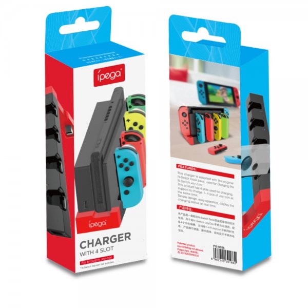 Ipega Nintendo Switch -lataussovitin Joy-Conille