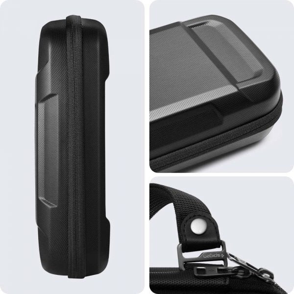 Spigen Nintendo Switch/Switch OLED -kotelo Rugged Armor Pro, musta