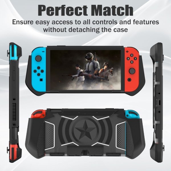 Nintendo Switch OLED -kuoret, musta