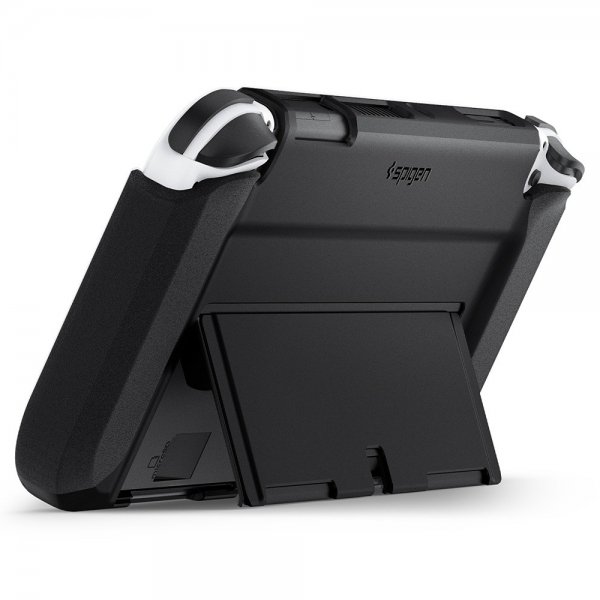 Spigen Nintendo Switch OLED -kuori, Thin Fit, musta