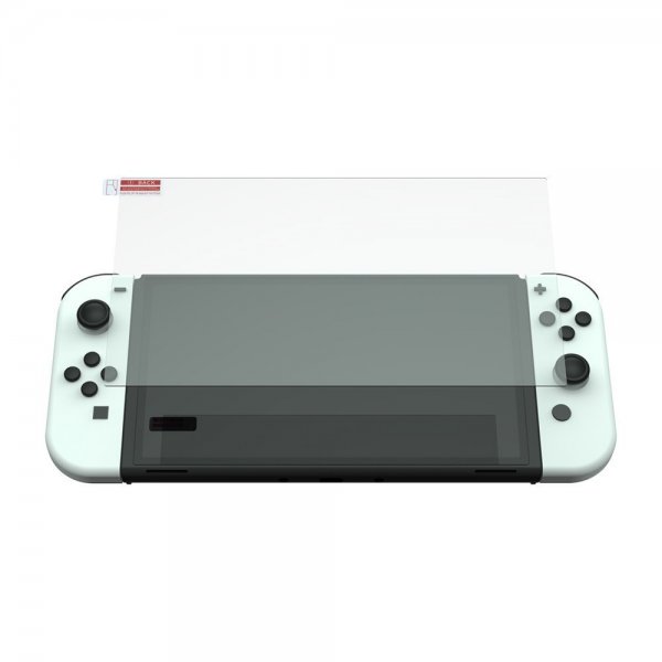 Dobe Nintendo Switch OLED -näytönsuoja karkaistua lasia, 2 kpl