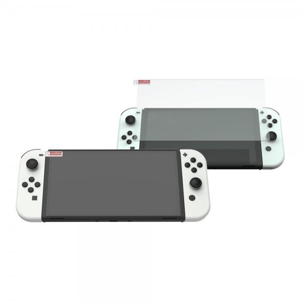 Dobe Nintendo Switch OLED -näytönsuoja karkaistua lasia, 2 kpl