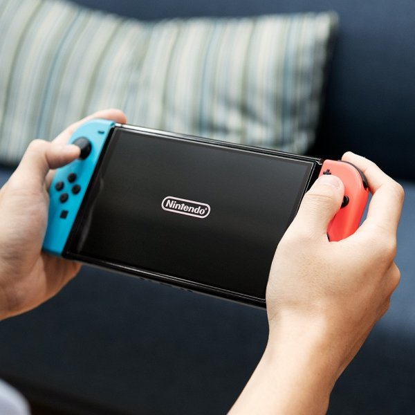 Spigen Nintendo Switch OLED -näytönsuoja GLAS.tR EZ Fit 2-pakkaus