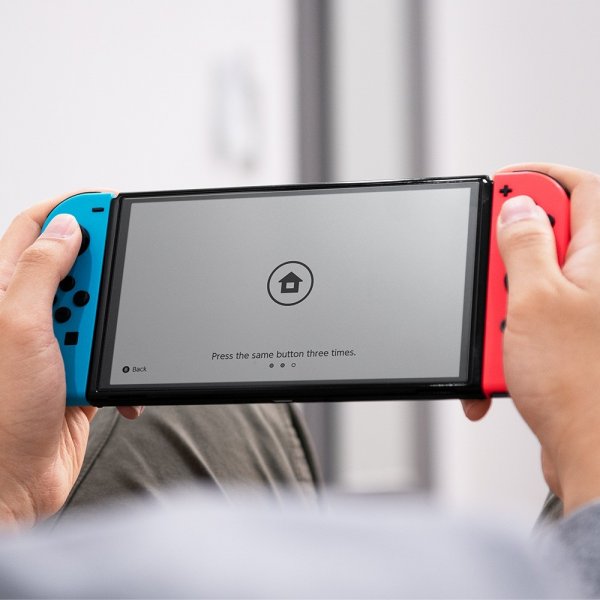 Spigen Nintendo Switch OLED -näytönsuoja GLAS.tR EZ Fit 2-pakkaus