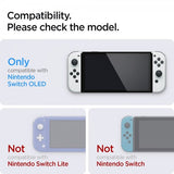 Spigen Nintendo Switch OLED -näytönsuoja GLAS.tR EZ Fit 2-pakkaus