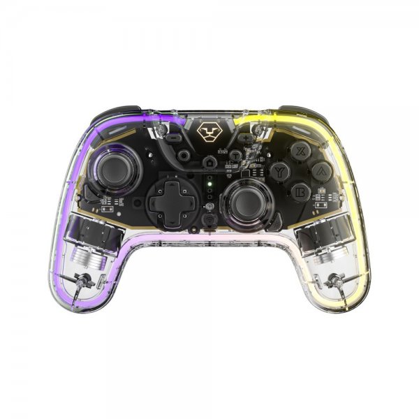Aolion Nintendo Switch -peliohjain läpinäkyvä RGB
