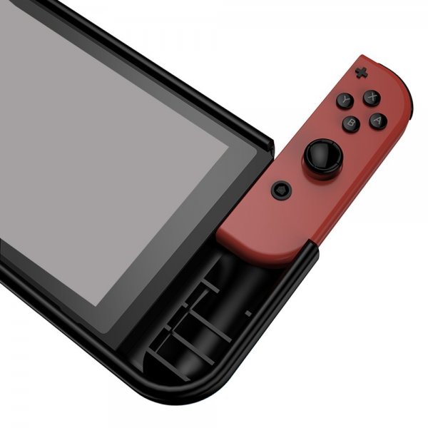 Nintendo Switch -suojakuori, hiilikuitukuvioitu, musta