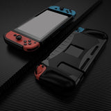 Nintendo Switch -suojakuori, hiilikuitukuvioitu, musta