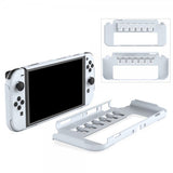 Dobe Nintendo Switch -kuori jalustalla 6 pelipaikkaa valkoinen