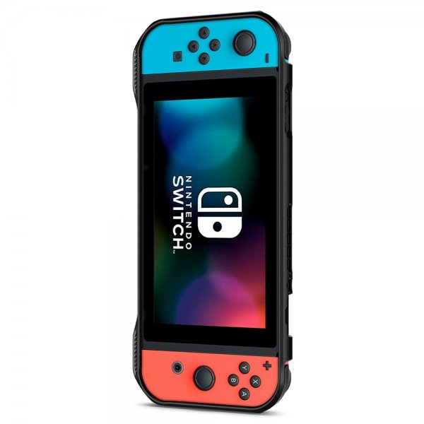 Spigen Nintendo Switch -kuori Rugged Armor mattamusta