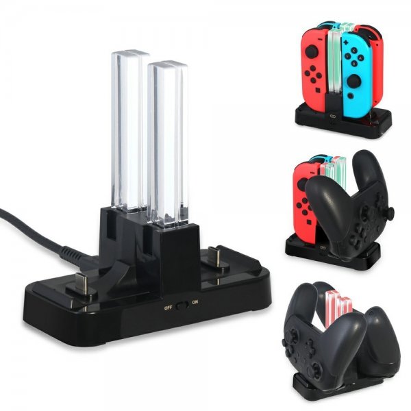 Dobe Nintendo Switch -peliohjainten lataustelakka