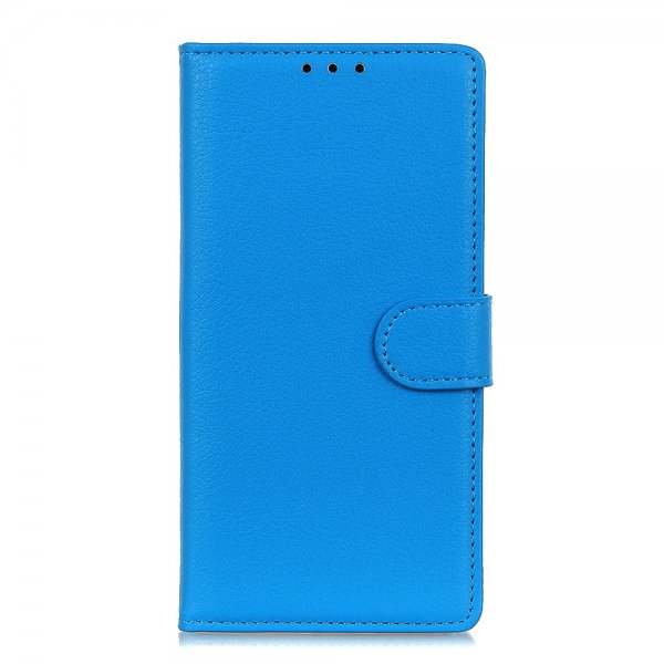 Nokia 2.4 Litsi-nahkakuori Sininen