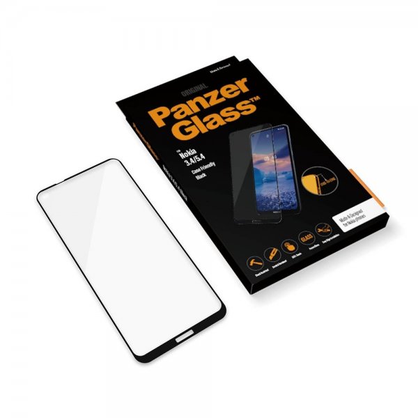 PanzerGlass Nokia 3.4/5.4 Näytönsuoja reunasta reunaan, koteloystävällinen
