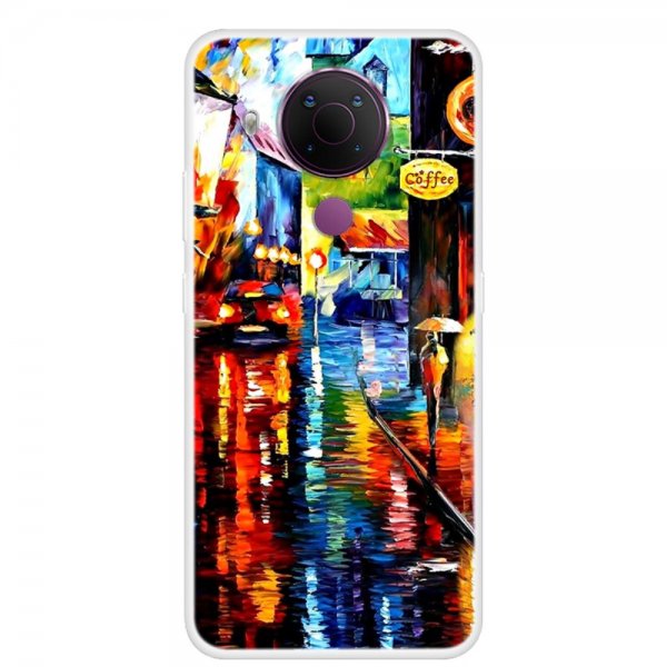 Nokia 5.4 Kuori Öljyvärimaalaus Kuvio