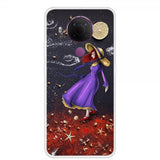 Nokia 5.4 Kuori Tyttö ja violetti mekko -aiheella
