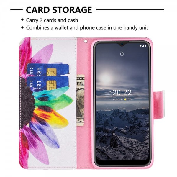 Nokia G11/G21 Suojakuori Kuvio Värikkäät Lehdet