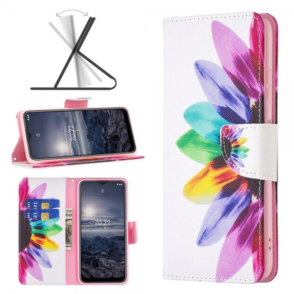 Nokia G11/G21 Suojakuori Kuvio Värikkäät Lehdet